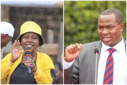 Photo collage of Cecily Mbarire and Nderitu Muriithi.